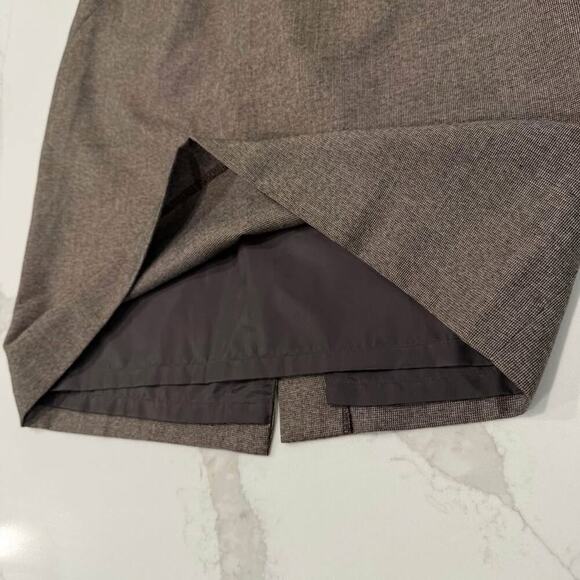 Ann Taylor Tweed Wool Blend Career Pencil Skirt Women’s 10P Brown Lined Corpcore - Picture 4 of 7